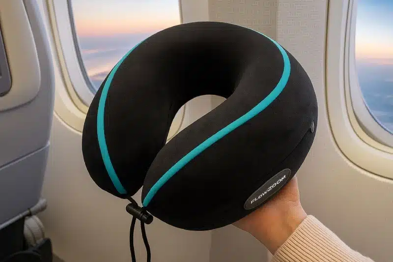 Coussin de voyage en avion