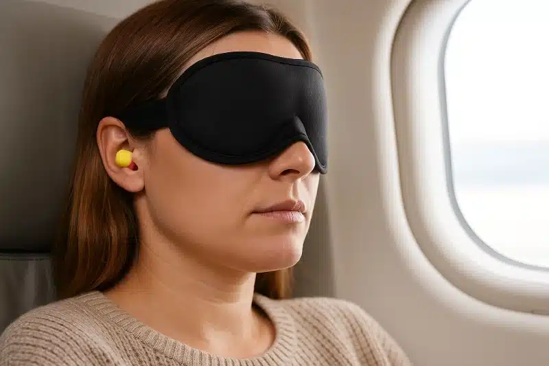 Accessoire avion masque de nuit
