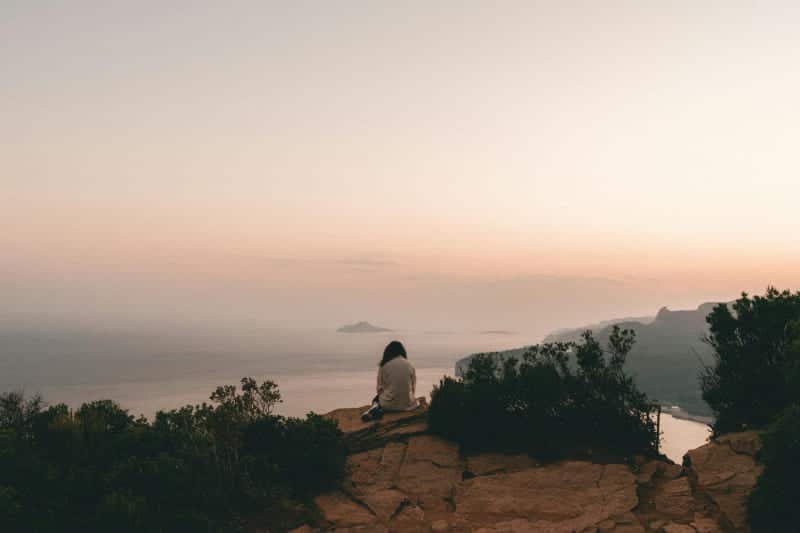 Panorama sur la mer Méditerranée depuis le Cap Canaille, au-dessus du village de Cassis