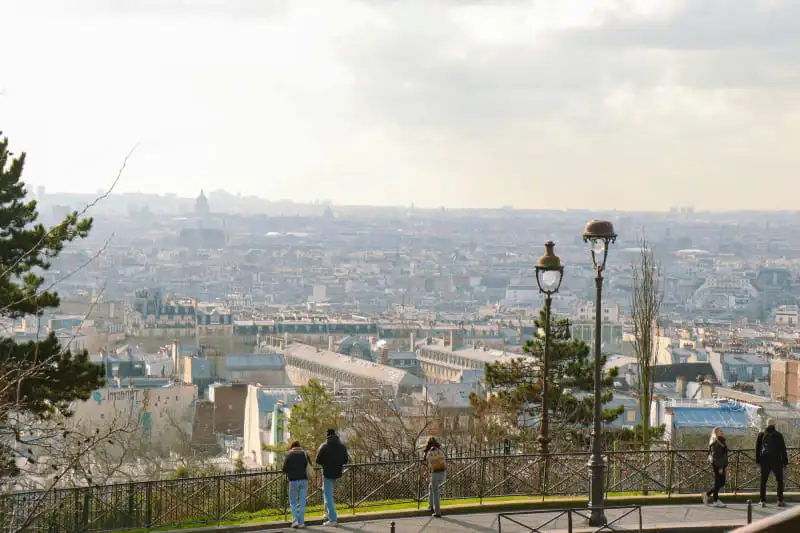 Panorama de Paris vu depuis les hauteurs de Montmartre
